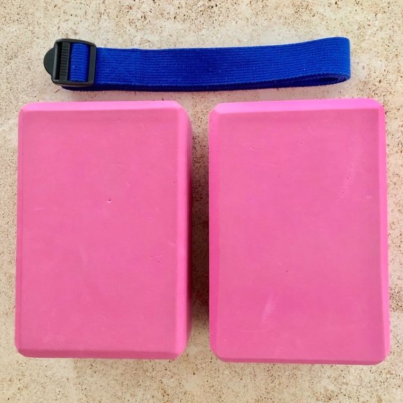 YOGA 2 BLOCKS & 1 STRAP Bundle
